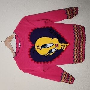 VINTAGE Looney Tunes Girls Sweater